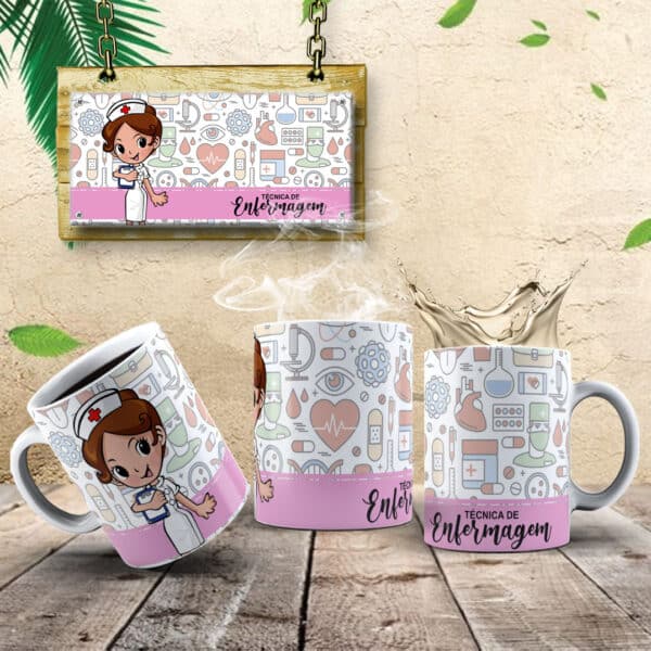 ESTAMPAS ENFEREMEIROS CANECAS - Image 2