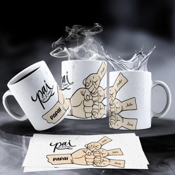 ESTAMPAS PAI ESTOU COM VOCÊ CANECAS - Image 3
