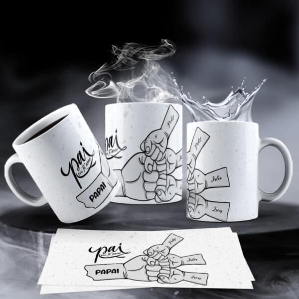 ESTAMPAS PAI ESTOU COM VOCÊ CANECAS - Image 7