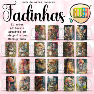 ESTAMPAS FADINHA CANECAS