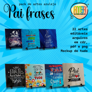 ESTAMPAS DIA DOS PAIS FRASES AZULEJOS