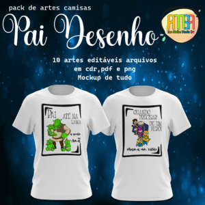 ESTAMPAS PAI DESENHO CAMISAS