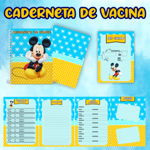 CADERNETA MICKEY