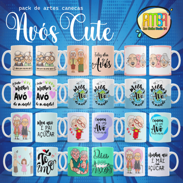 ESTAMPAS AVÓS CUTE CANECAS - Image 2