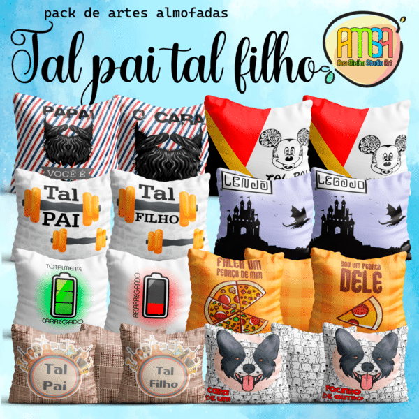 ESTAMPAS TAL PAI TAL FILHO ALMOFADAS - Image 2