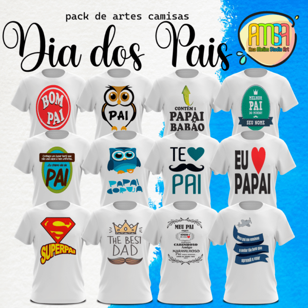 ESTAMPAS DIA DOS PAIS CAMISAS - Image 2