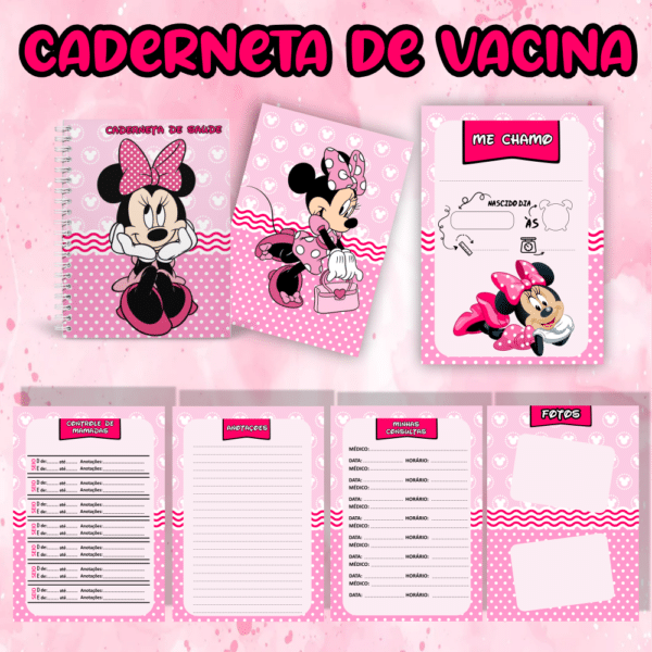 CADERNETA MINNIE