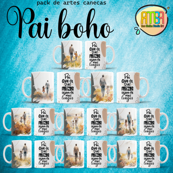 ESTAMPAS PAI BOHO CANECAS - Image 2