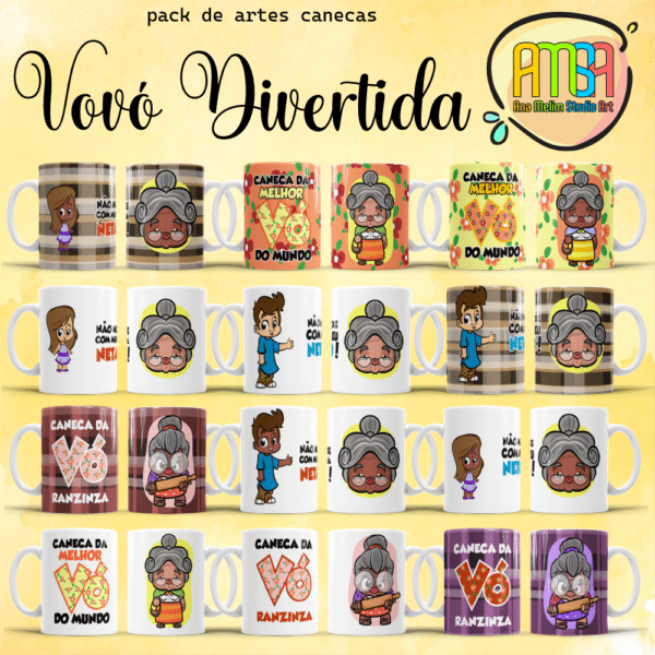 PACK VOVÓ DIVERTIDA CANECAS (avós) - Image 2