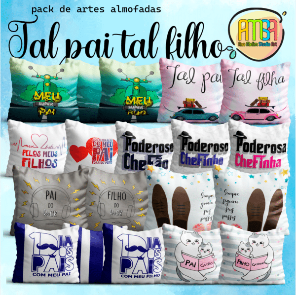 ESTAMPAS TAL PAI TAL FILHO ALMOFADAS - Image 3