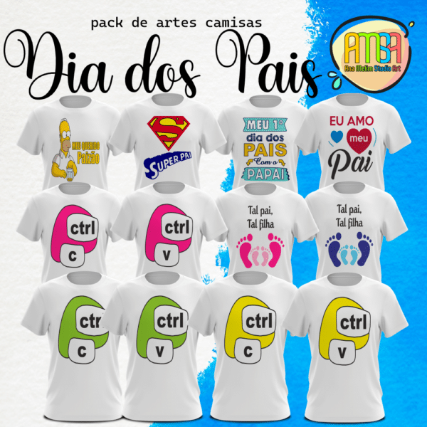 ESTAMPAS DIA DOS PAIS CAMISAS - Image 4