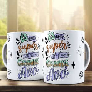ESTAMPAS AVÓS LETTERING CANECAS