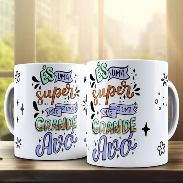 ESTAMPAS AVÓS LETTERING CANECAS