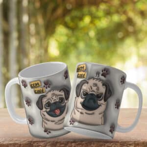 ESTAMPAS PUG CANECAS