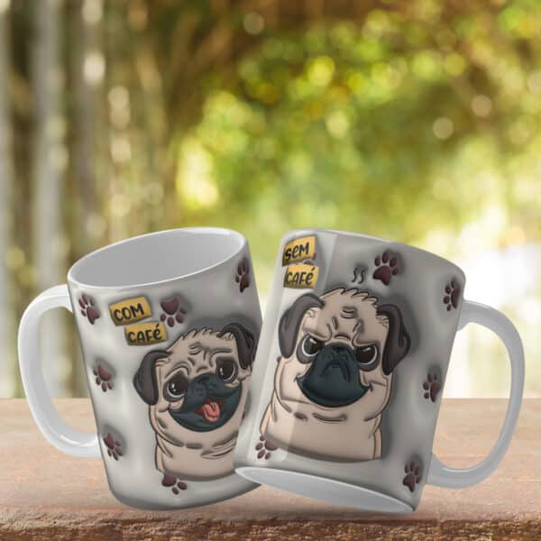ESTAMPAS PUG CANECAS