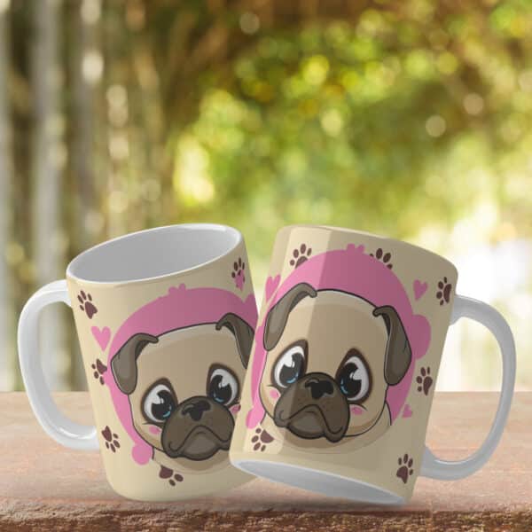 ESTAMPAS PUG CANECAS - Imagem 3