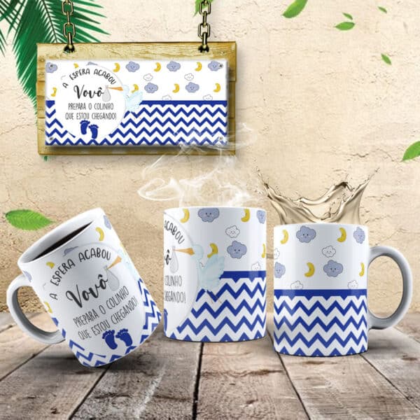 ESTAMPAS VOVÓ ESTOU CHEGANDO CANECAS - Image 3