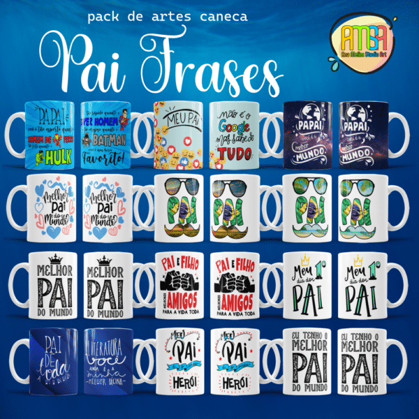 ESTAMPAS PAI FRASES CANECAS - Image 2