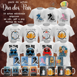 ESTAMPAS DIA DOS PAIS MELIM E DeD CRIART