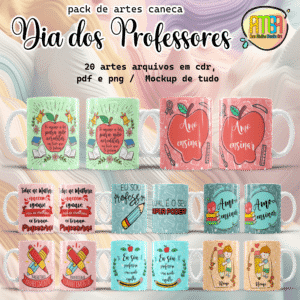 ESTAMPAS DIA DOS PROFESSORES CANECAS