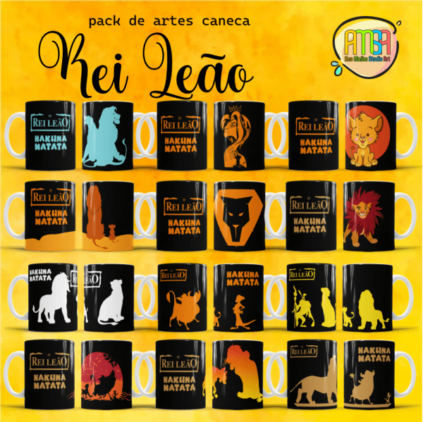 ESTAMPAS REI LEÃO CANECAS - Image 2