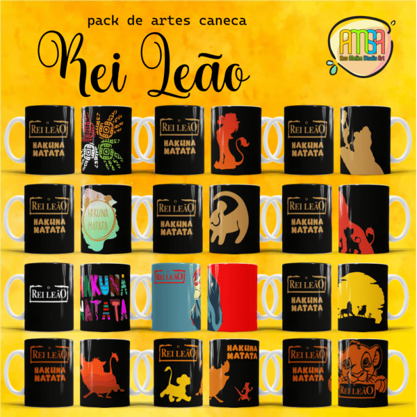 ESTAMPAS REI LEÃO CANECAS - Image 3