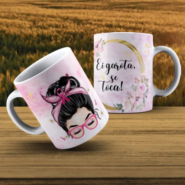 ESTAMPAS OUTUBRO ROSA 2023 CANECAS