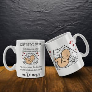 ESTAMPA QUERIDO PAI CANECAS