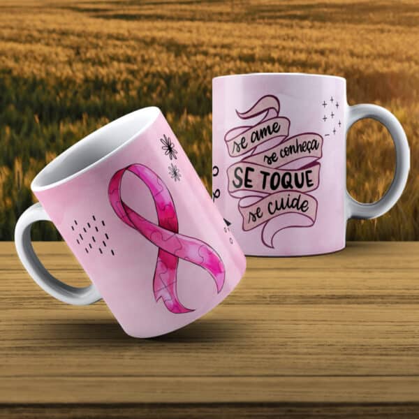 ESTAMPAS OUTUBRO ROSA 2023 CANECAS - Image 3
