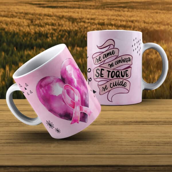 ESTAMPAS OUTUBRO ROSA 2023 CANECAS - Image 5