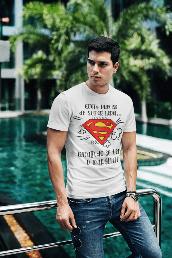 ESTAMPA PAI HERÓI CAMISA UNICA