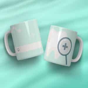 ESTAMPAS DENTISTAS CANECAS