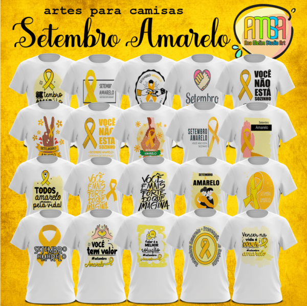 ESTAMPAS SETEMBRO AMARELO CAMISAS - Image 2