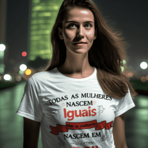 ESTAMPA NASCEM IGUAIS CAMISAS