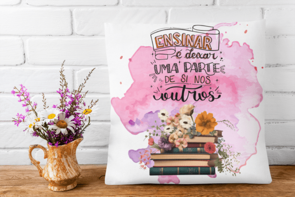 ESTAMPAS PROFESSORES LIVROS ALMOFADAS