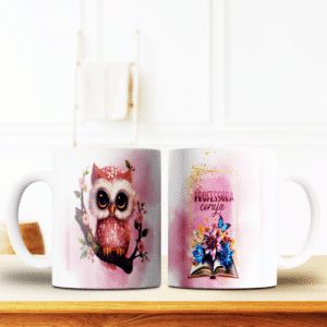 ESTAMPAS PROFESSORA CORUJA 2 CANECAS