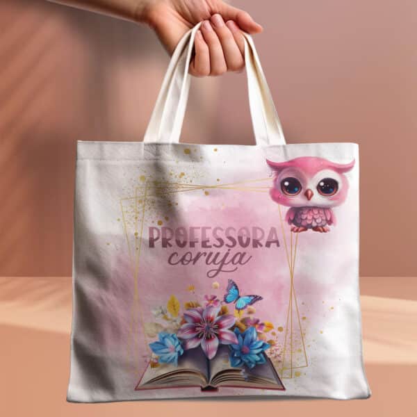 ESTAMPAS PROFESSORA CORUJA BOLSAS
