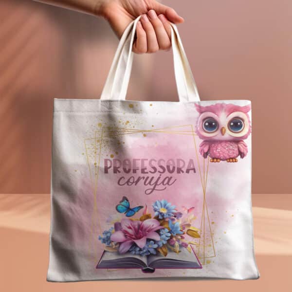 ESTAMPAS PROFESSORA CORUJA BOLSAS - Imagem 2