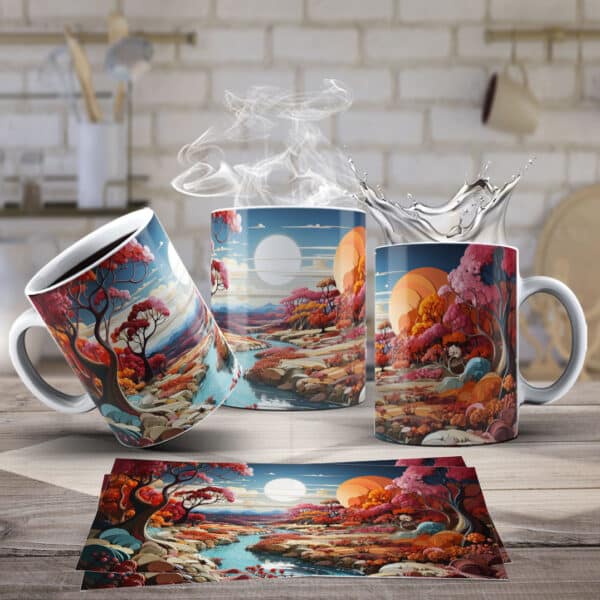 ESTAMPAS MONTANHAS 3D CANECAS - Image 2