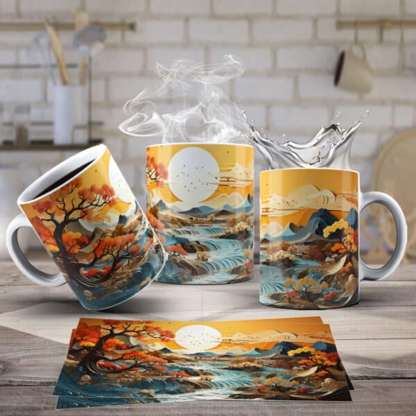 ESTAMPAS MONTANHAS 3D CANECAS - Image 3