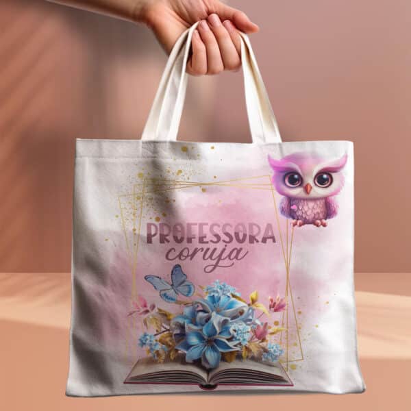 ESTAMPAS PROFESSORA CORUJA BOLSAS - Imagem 5