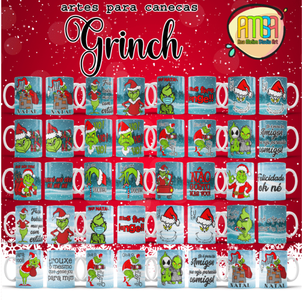 ESTAMPAS GRNCH CANECAS (NATAL) - Image 2