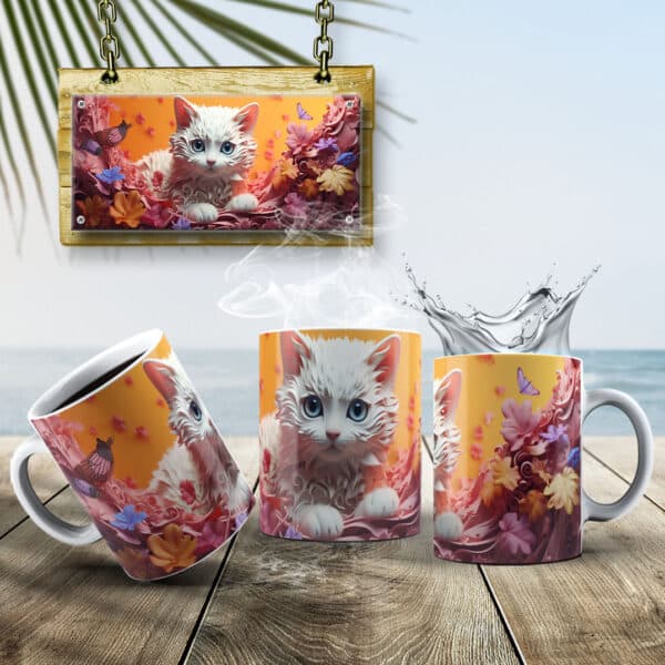 ESTAMPAS GATINHOS 3D CANECAS - Image 4