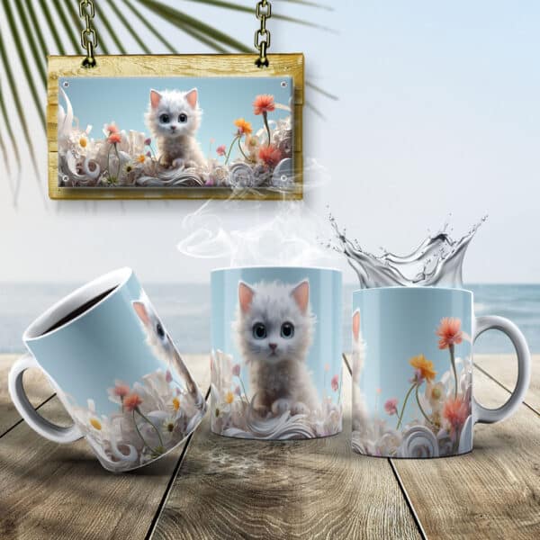 ESTAMPAS GATINHOS 3D CANECAS - Image 5
