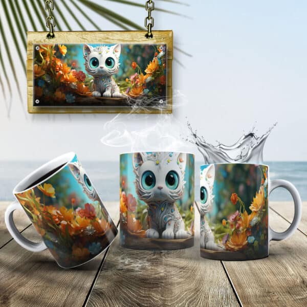 ESTAMPAS GATINHOS 3D CANECAS - Image 6