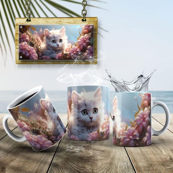 ESTAMPAS GATINHOS 3D CANECAS - Image 7