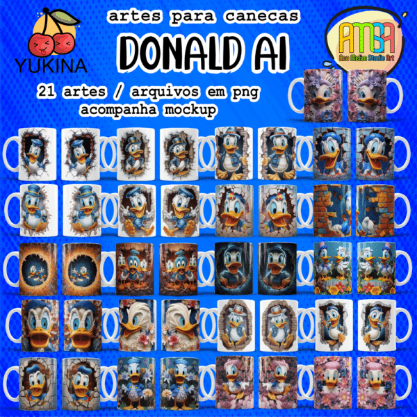 ESTAMPAS DONALD AI CANECAS (Yukina)