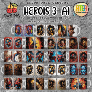 ESTAMPAS HEROIS 3 Ai (Yukina)