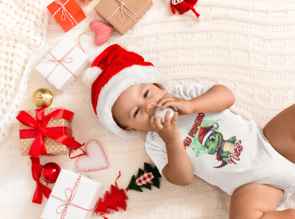 ESTAMPAS DRAGÃO MEU PRIMEIRO NATAL BODYS - Image 4