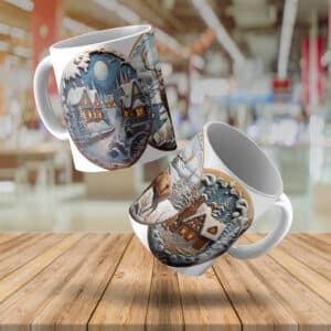 ESTAMPAS BOLINHAS DE NATAL CANECAS